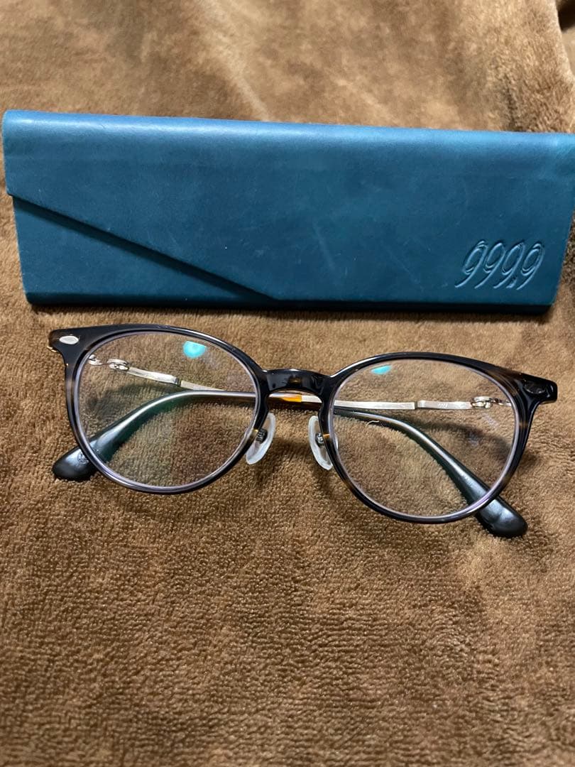 999.9 ラウンドフレームメガネ　度あり