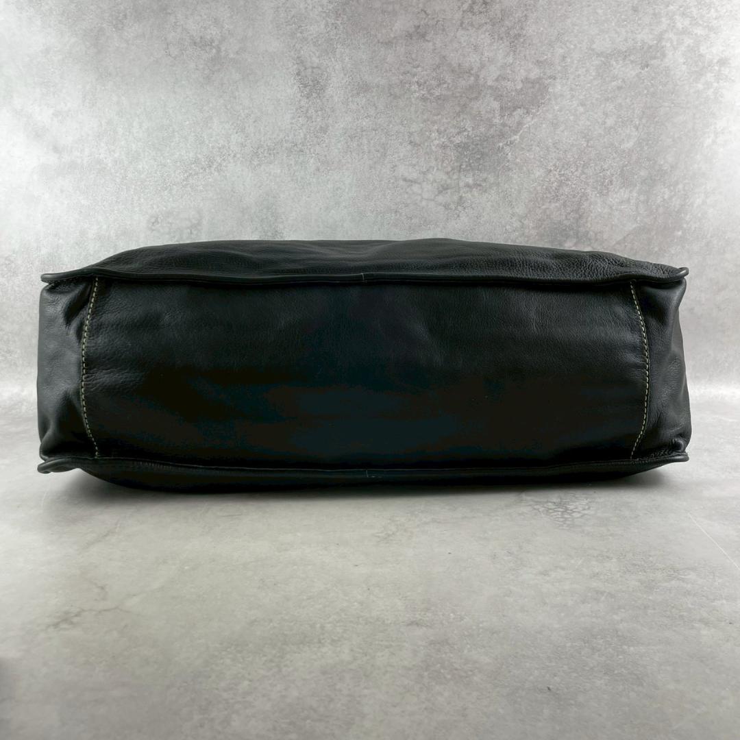 希少00s　アーカイブ　イッセイミヤケ FETE　ビックハンドバック　レザー　黒