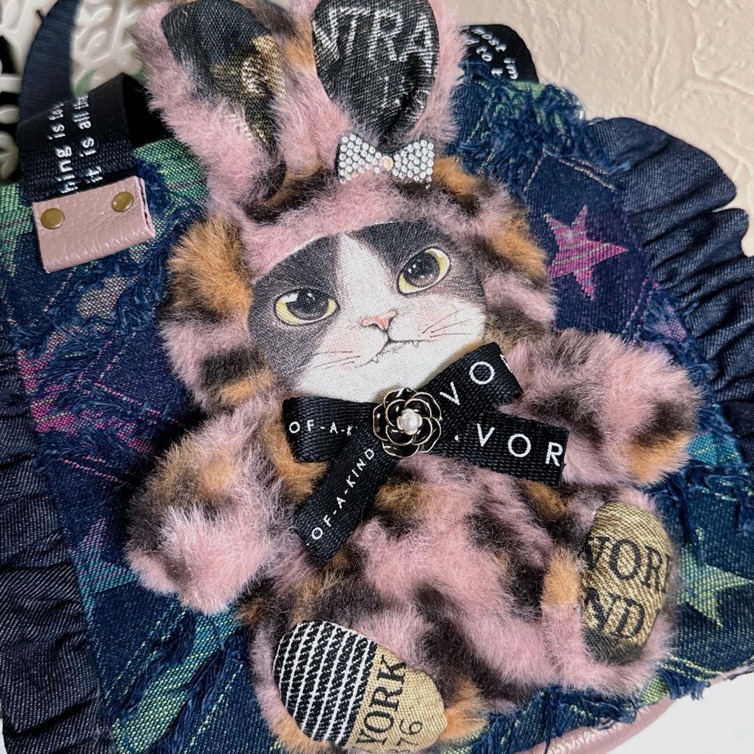 ゆ*ら様 コヤンイサムチョン♡新作♡ジョース君のうさぎ着ぐるみキューブトートバッ