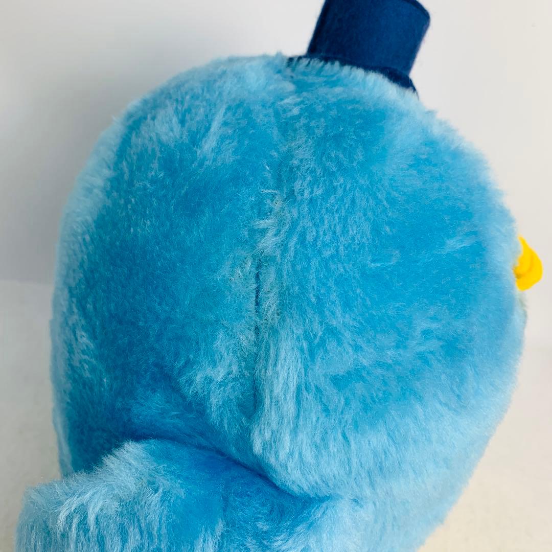 日本製　タキシードサム　ぬいぐるみ　レトロ　青　ブルー　サンリオ