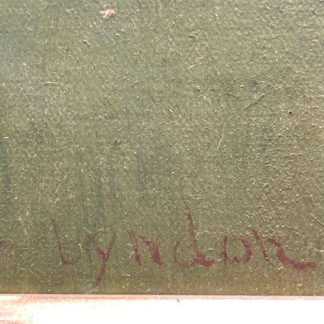 2114様感謝‼️麦‼️大地の恵み肉筆フランス麦畑‼️「五月の麦畑」ランドン作油彩画