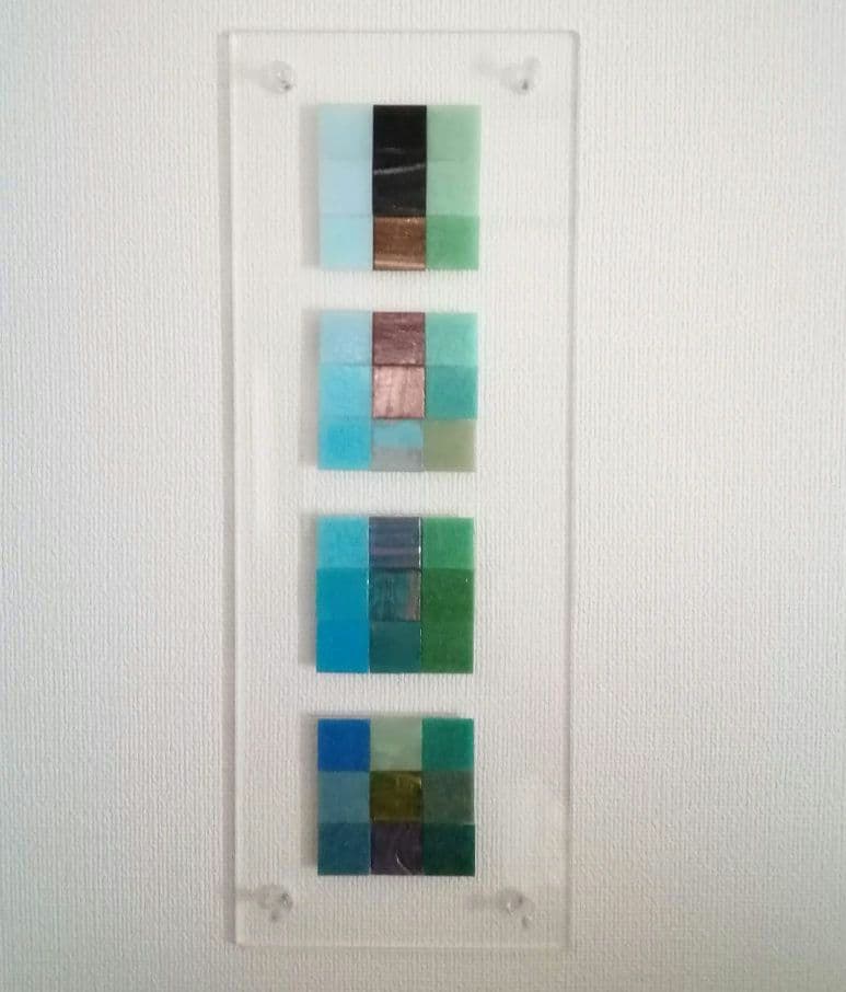 ベネチアンモザイクタイル　オブジェ④　壁面ディスプレイ　1980年代