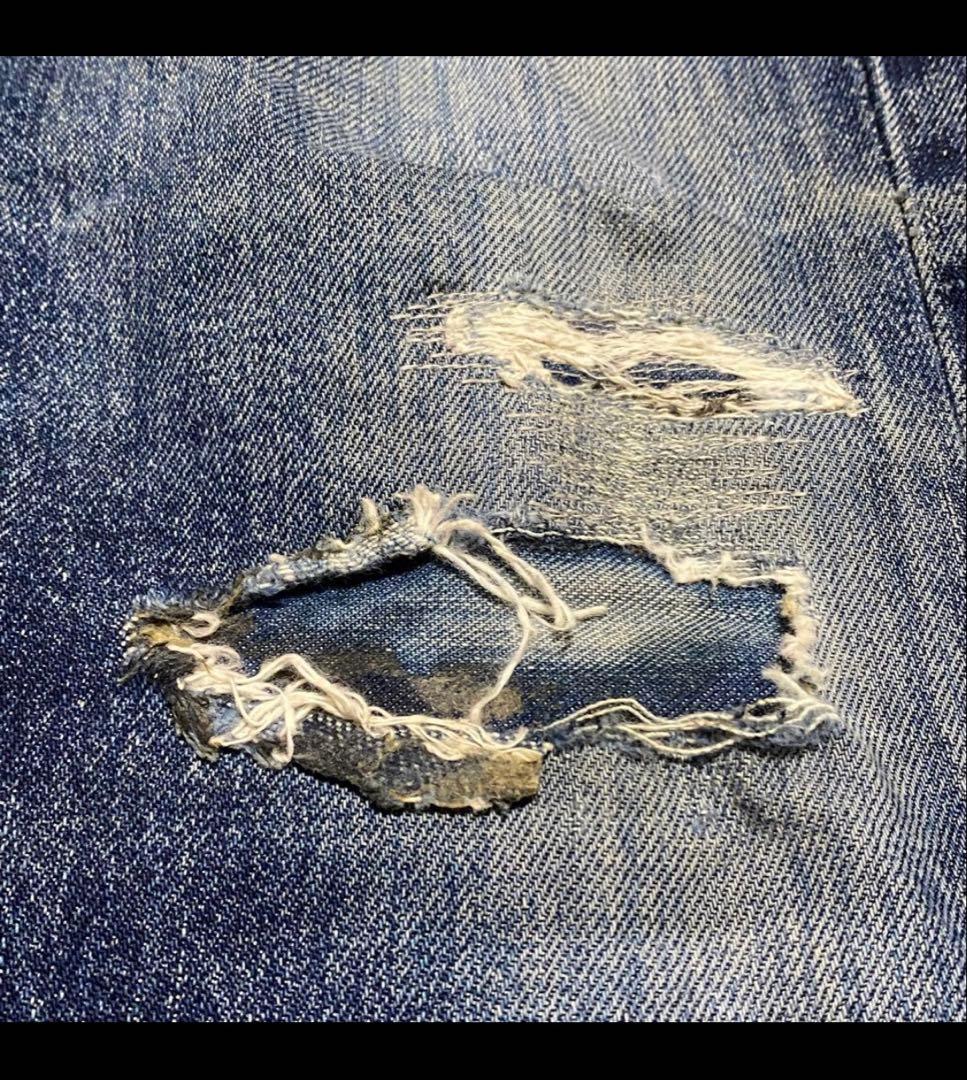 90s LEVI’S リーバイス 201XX デニムパンツ 鬼ヒゲ バレンシア製