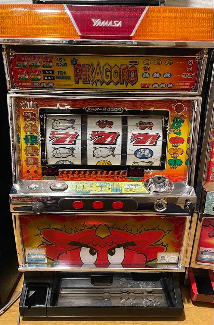 パチスロ　実機　4号機　スーパーピカ吾郎