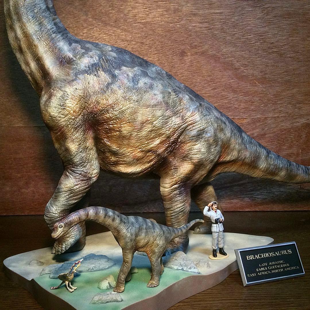 タミヤ ブラキオサウルス 情景セット 完成品！
