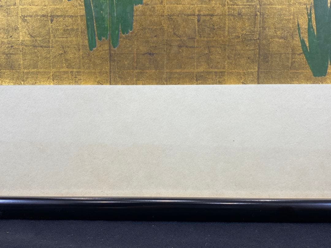 5098■尾形光琳 燕子花図 複製品 額装 左隻