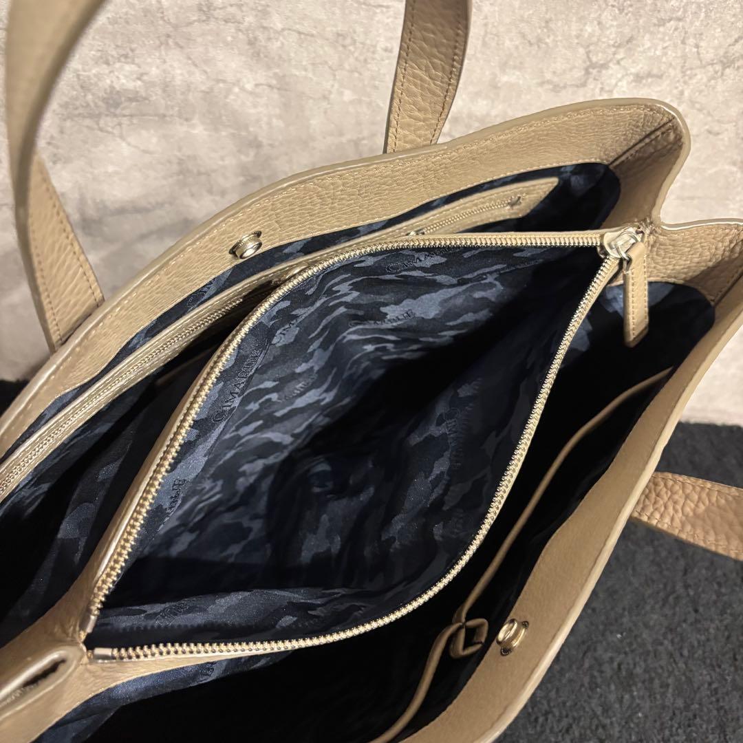 美品 CIMABUE チマブエ A4 ビジネスバッグ トートバッグ グレー