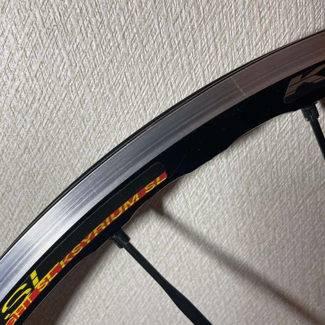 Mavic Ksyrium SL リムブレーキ アルミホイール 前後セット