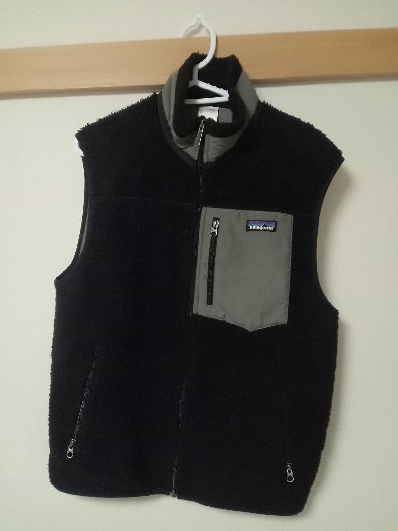 Patagonia レトロXベスト M ブラック/グレー