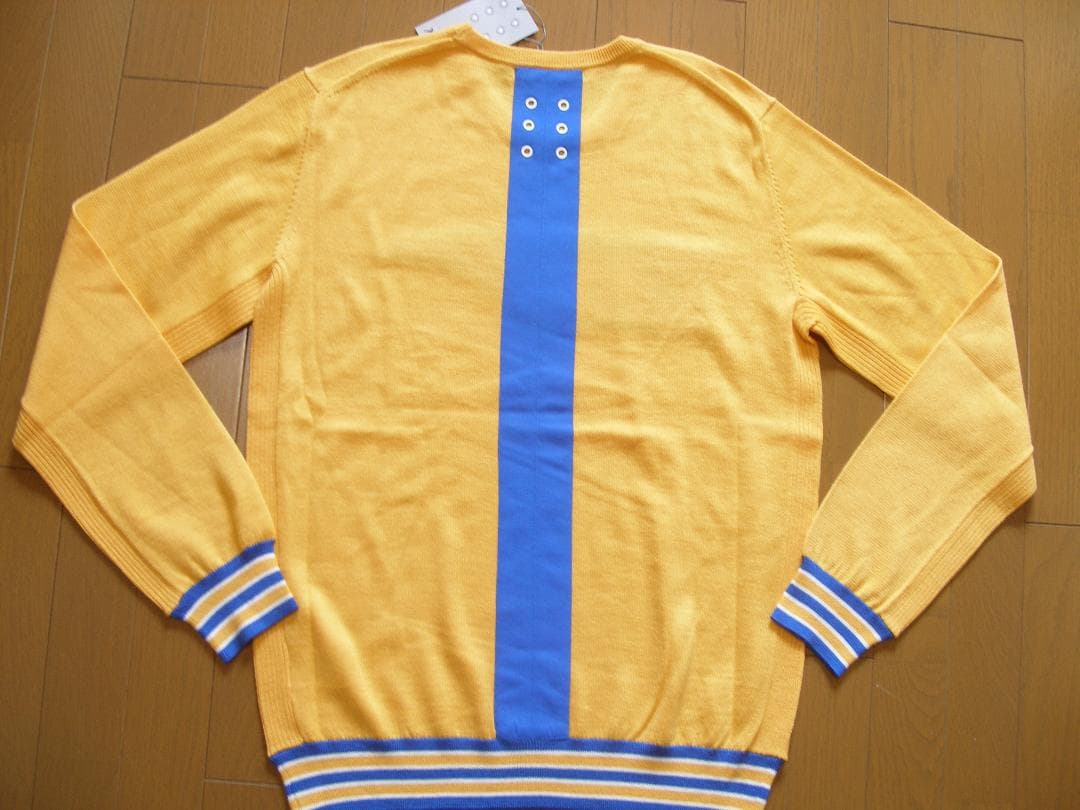 ラッセルノ FLAG LOGO KNIT SWEATER サイズ5 YLW 新品