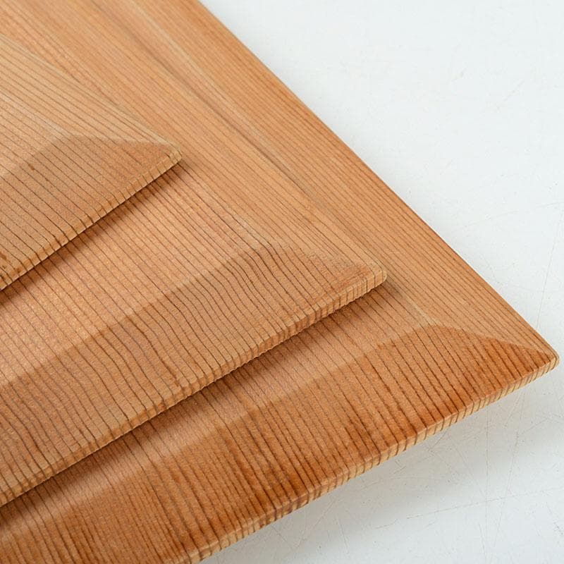 茶道具　桑月作　杉曲木　銘々皿　五客　共箱　V　9521