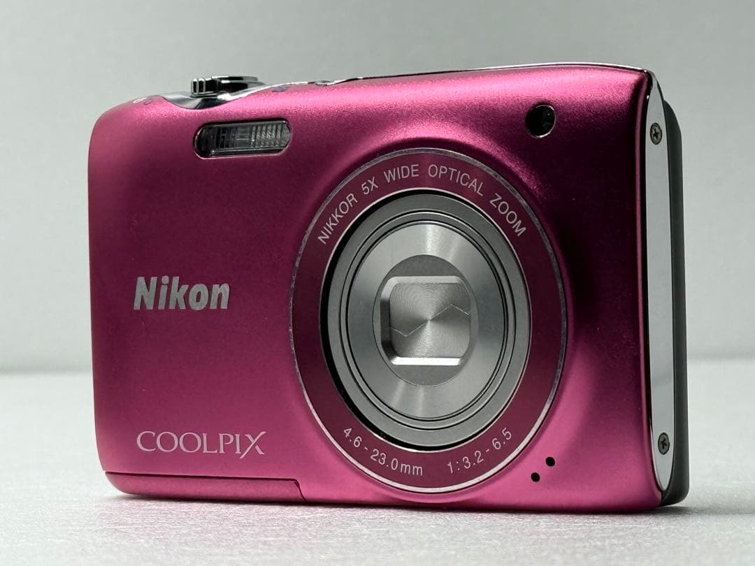 Nikon COOLPIX S3100 ピンク コンデジ 動作確認済　　レトロ
