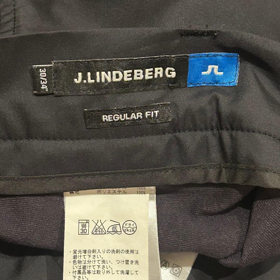 J.LINDEBERG ジェイリンドバーグ センタープレス パンツ　ブラック系