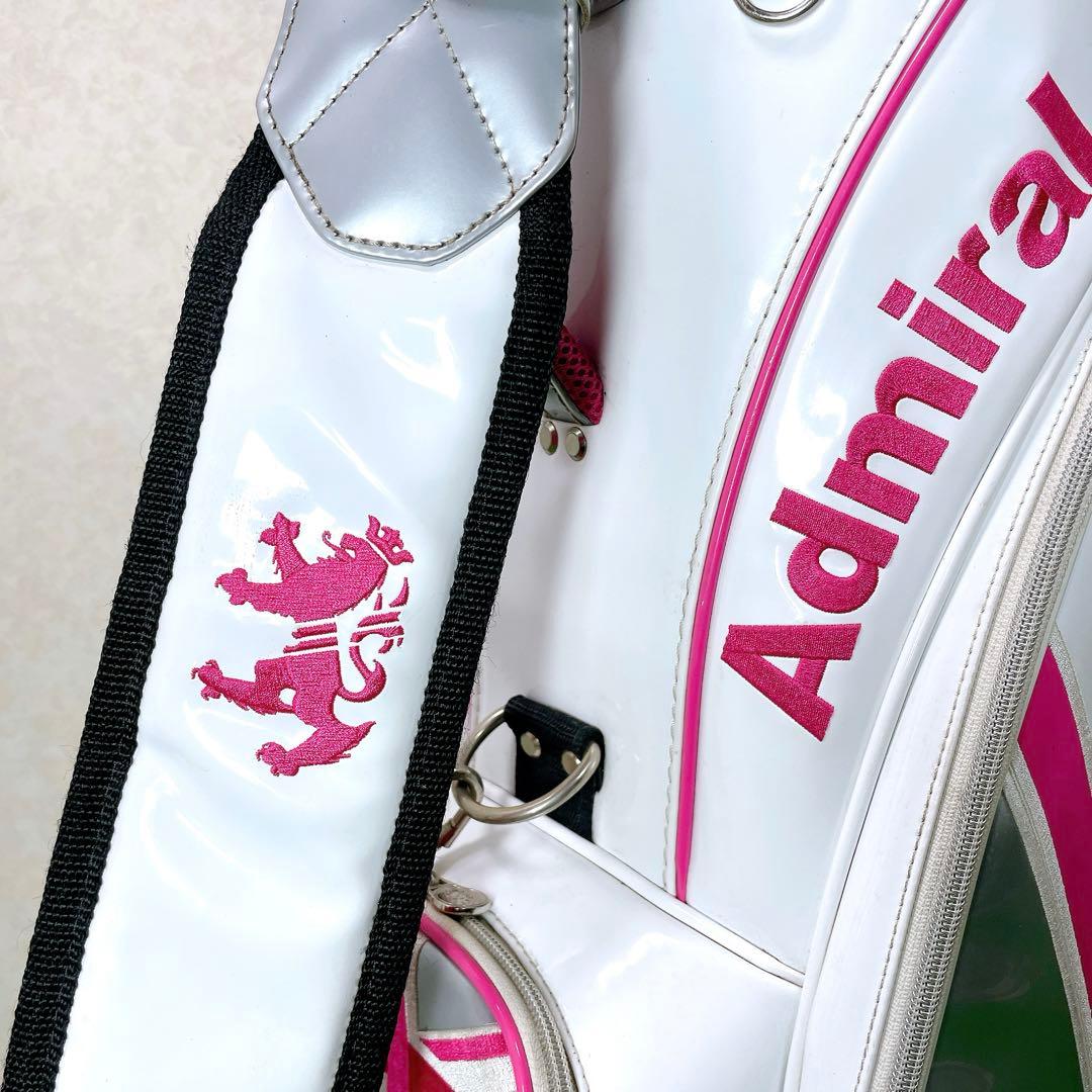 美品！Admiral アドミラル キャディバッグ かわいい ピンク