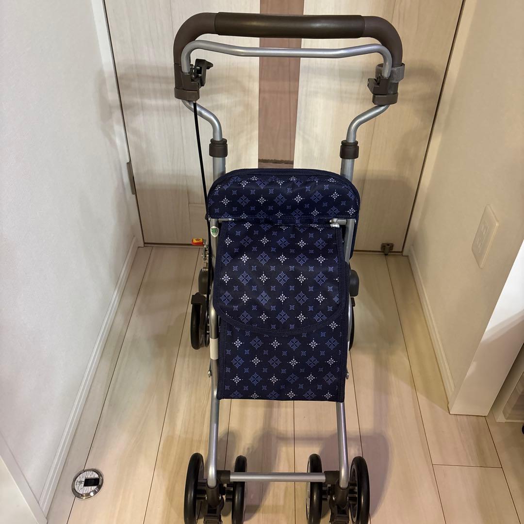 シルバーカー　座面有り、折りたたみ式　島製作所　モート