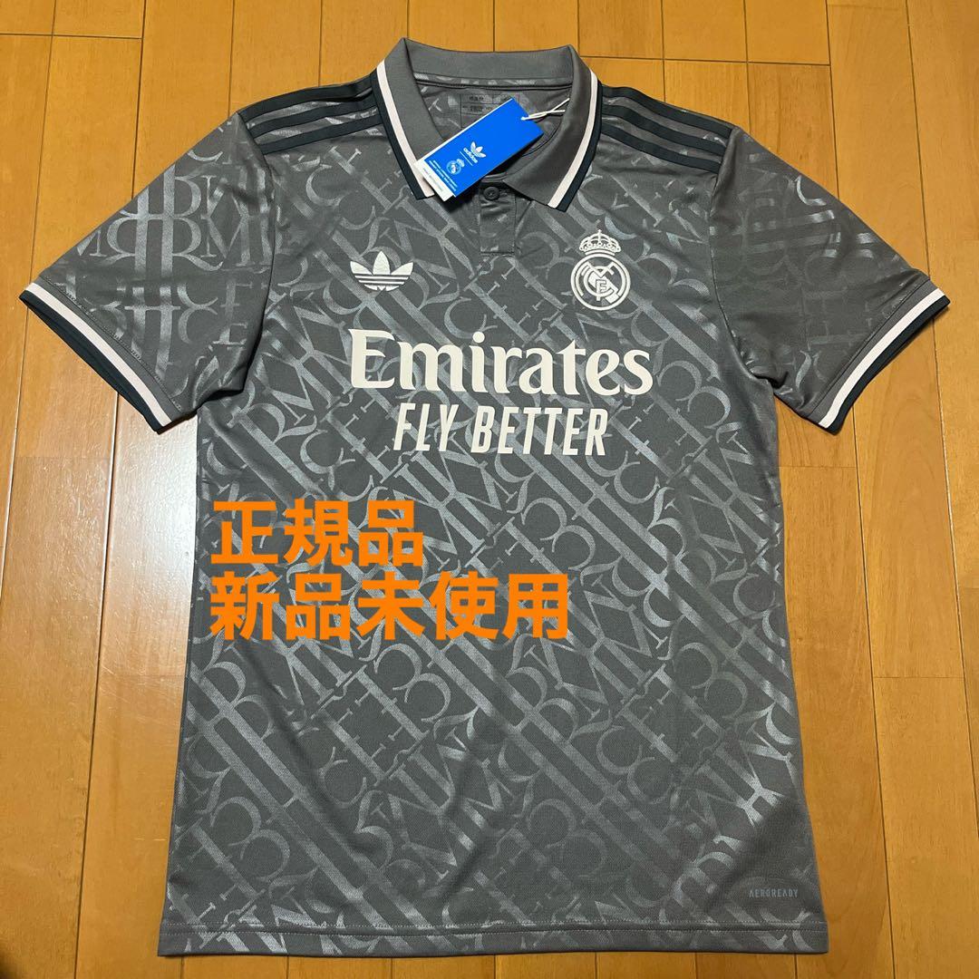 レアル・マドリード adidas グレー シャツ　23-24 3rdユニフォーム