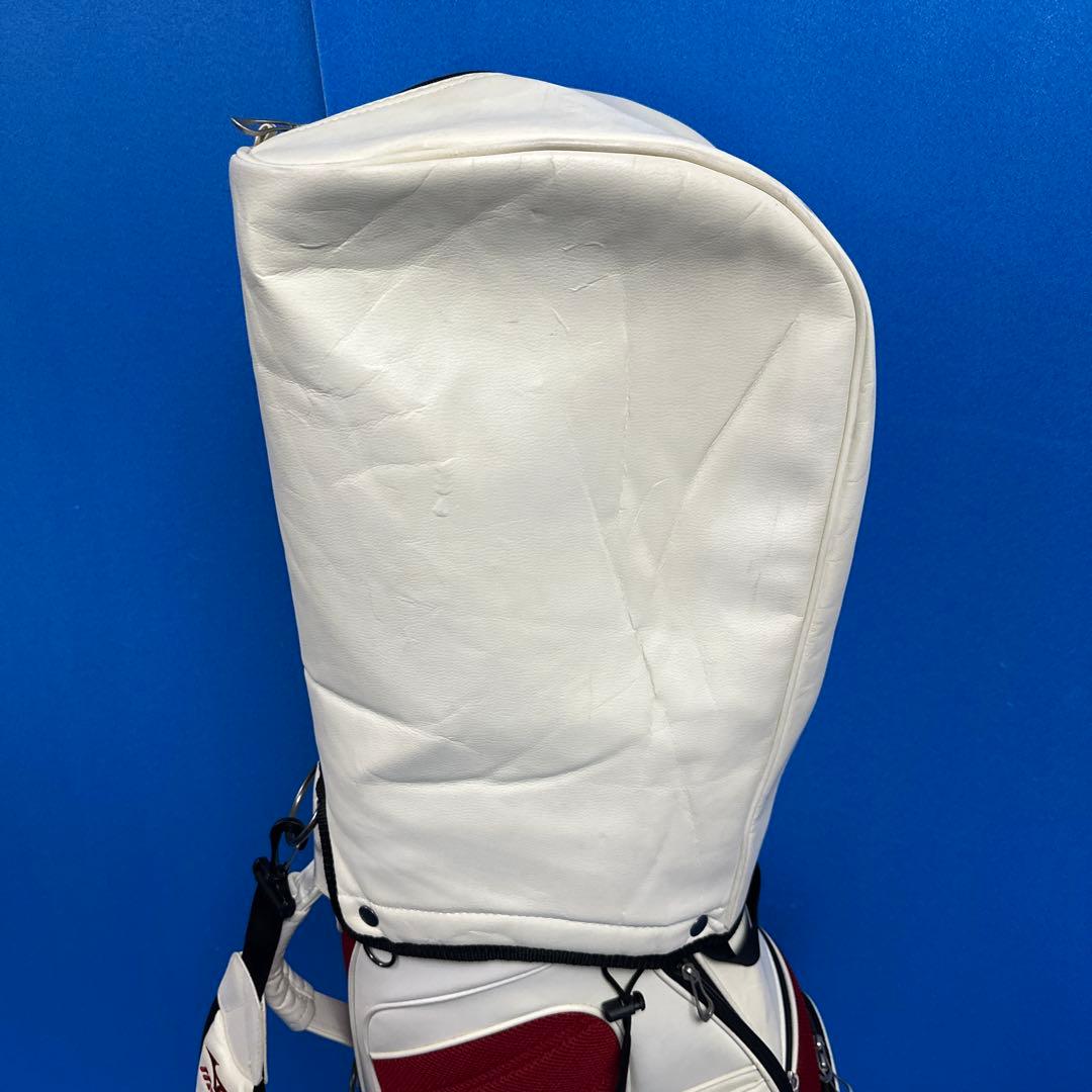 Mizuno キャディバッグ ホワイト/レッド