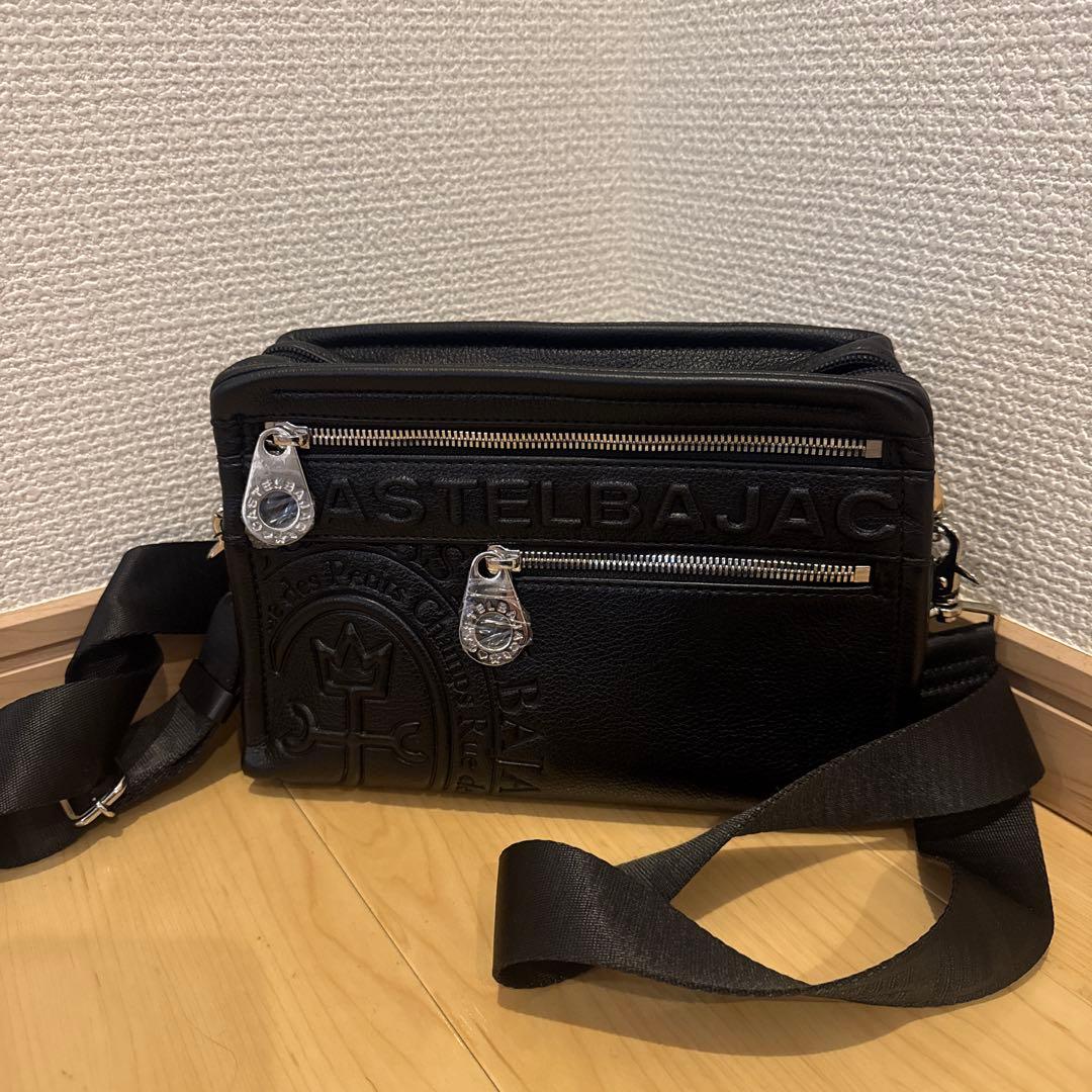 CASTELBAJAC ブラック ショルダーバッグ