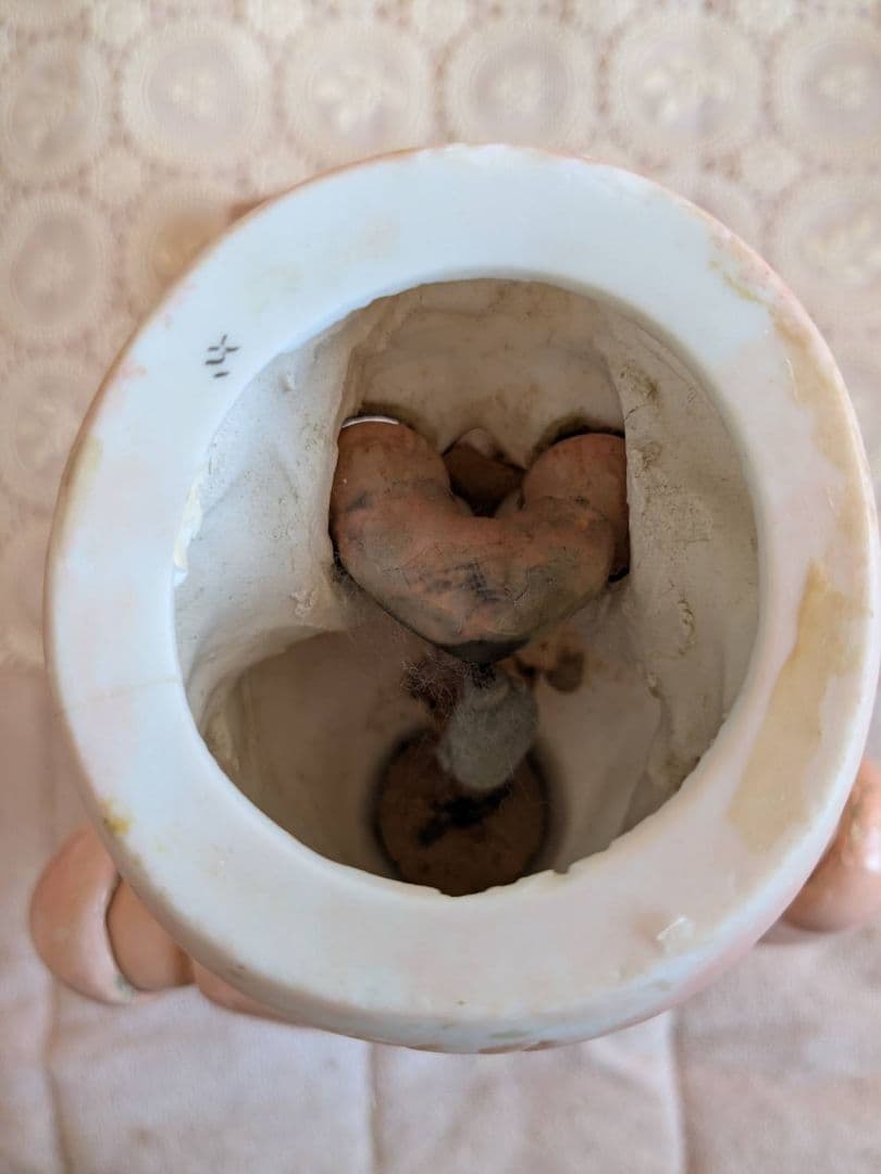 アンティークビスクドール　ドイツの子 ハンドベルク