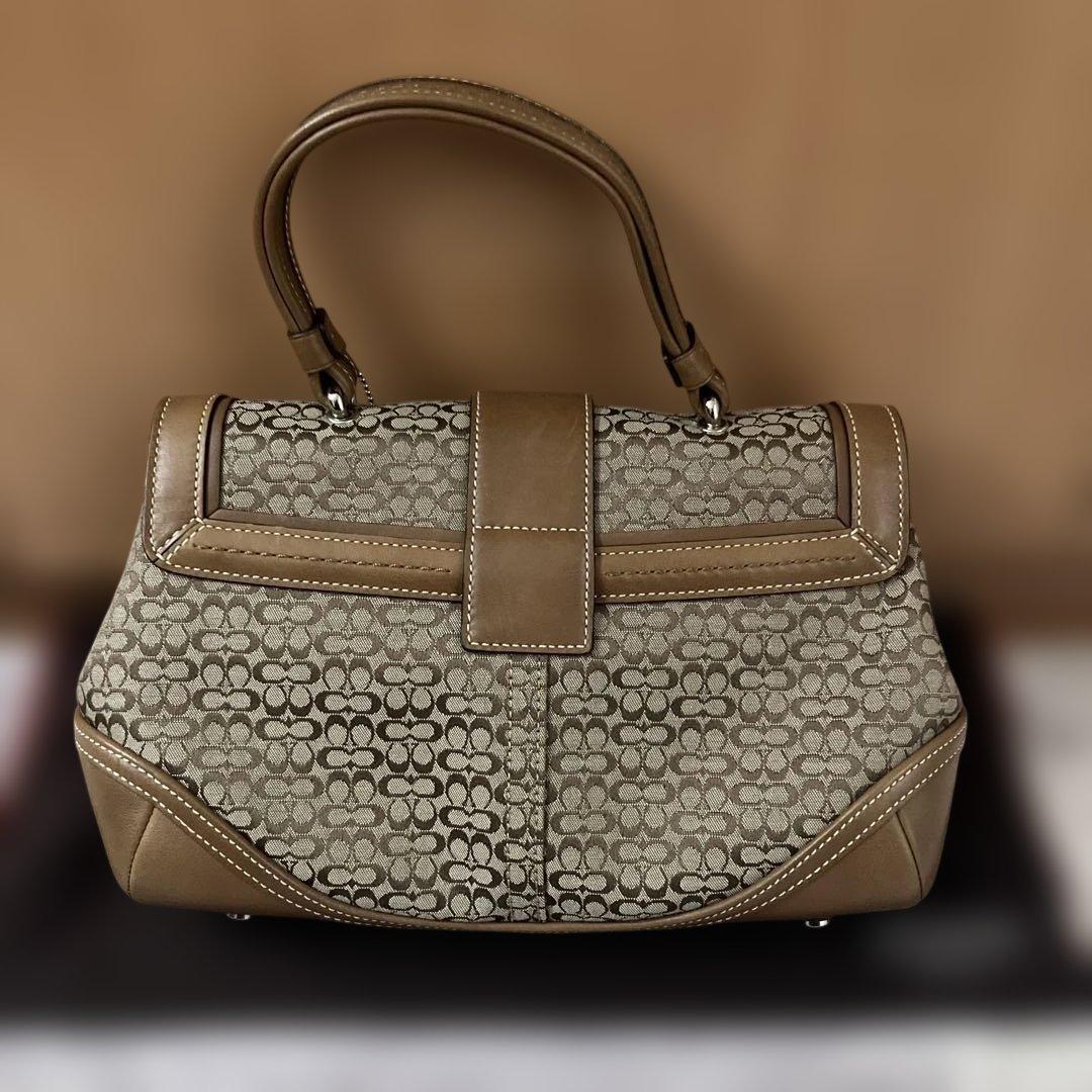 COACH ミニシグネチャー　ハンドバッグ