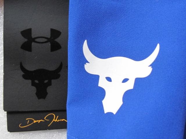 Under Armour Project Rock XL ブルーショーツ