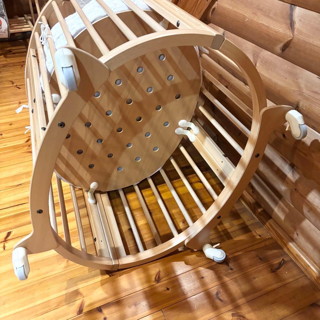 【美品】STOKKE ストッケ スリーピー ベビーベッド ナチュラル