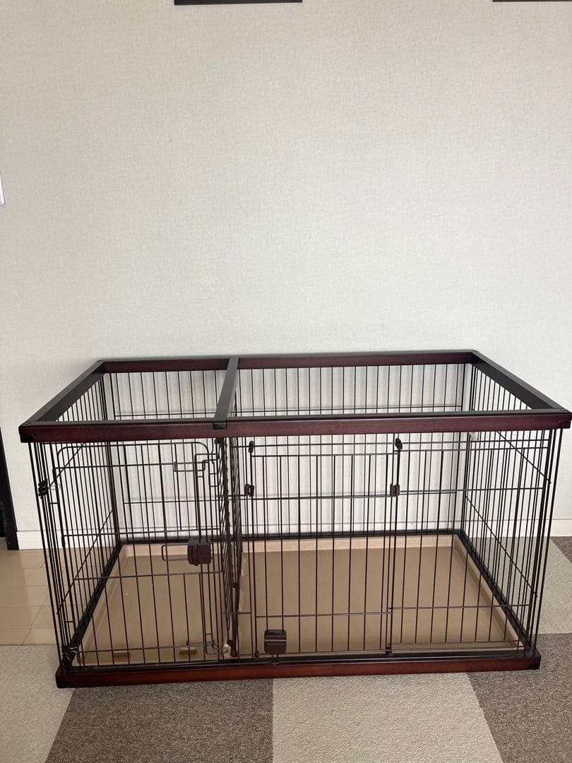 トイレのしつけができるドッグサークル　犬用ケージ　ペットサークル　☆おまけ付き☆