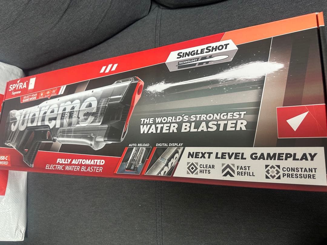 トイガン Supreme x SpyraThree Water Blaster Clear