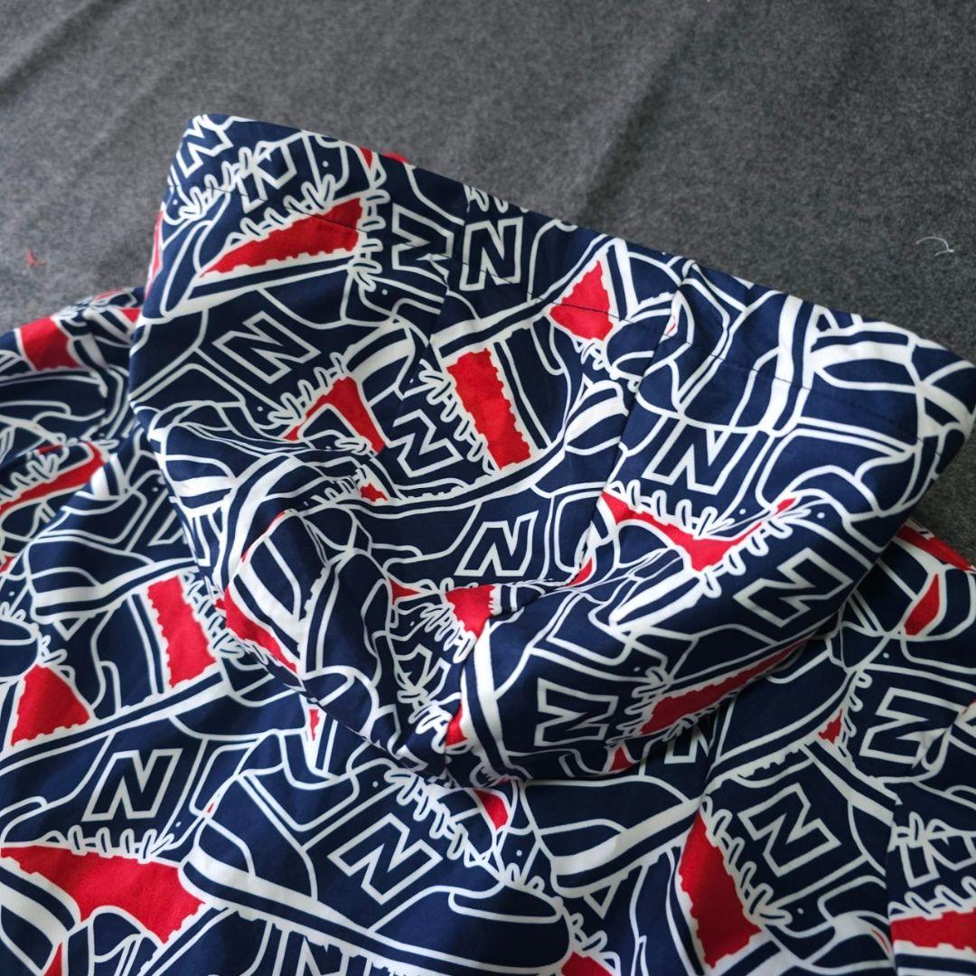 ニューバランスゴルフ】スニーカー総柄 撥水ナイロンブルゾン×スカートアップMS