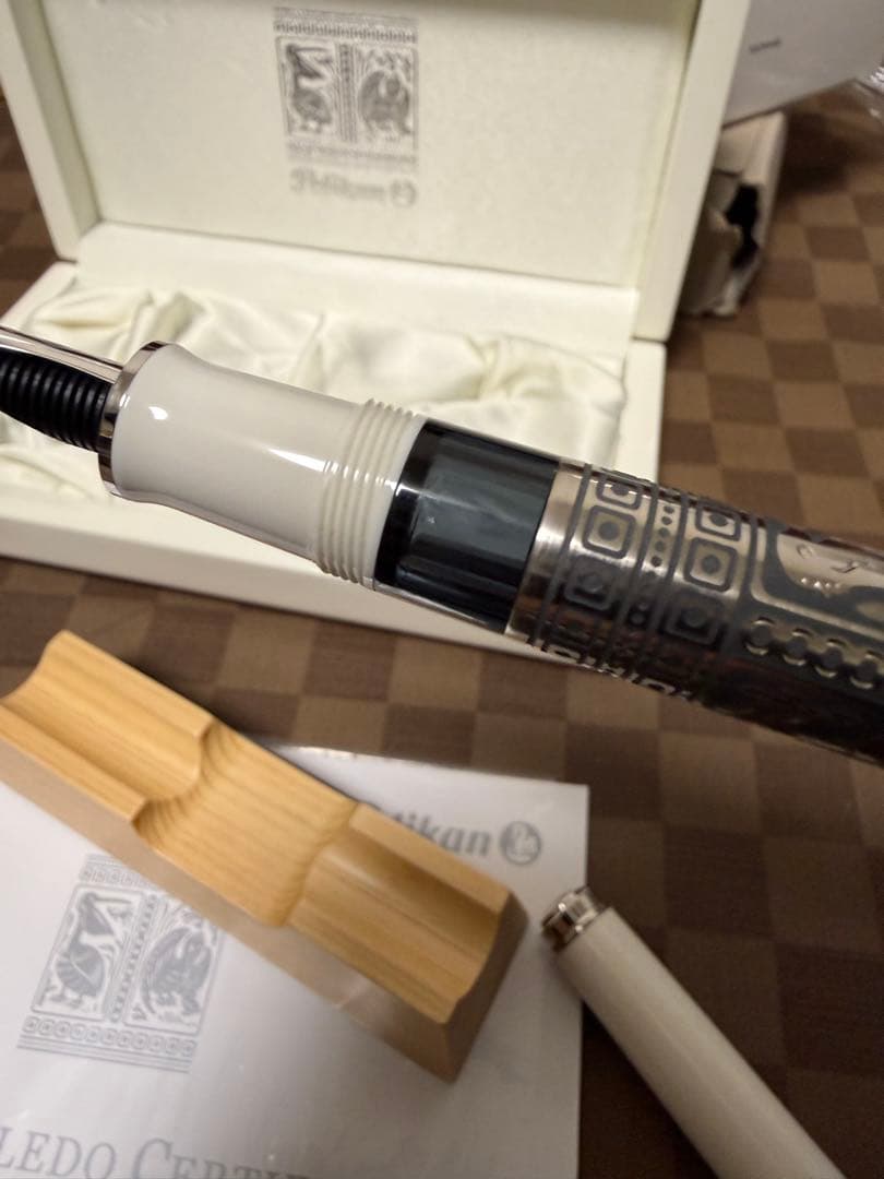 ペリカン万年筆M910スターリングシルバー、M800サイズ