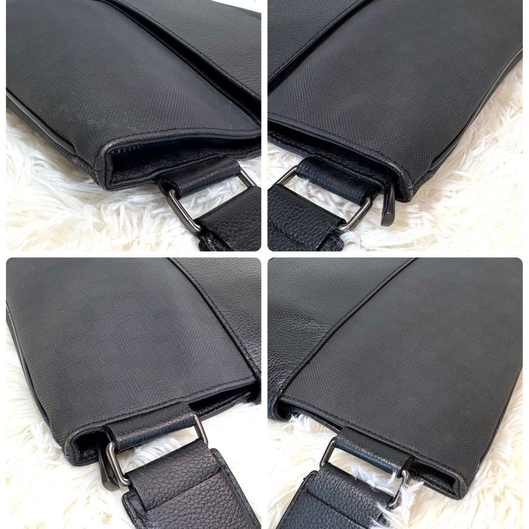 美品　ダンヒル ショルダーバッグ ブラック　メッセンジャーバック