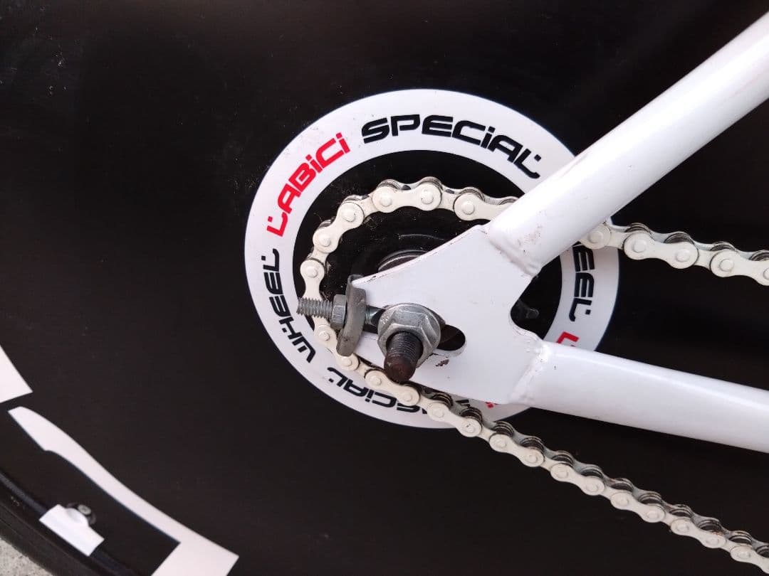 【まこやん】シングル　コースターブレーキ　ホイールカバー　ノーパンク