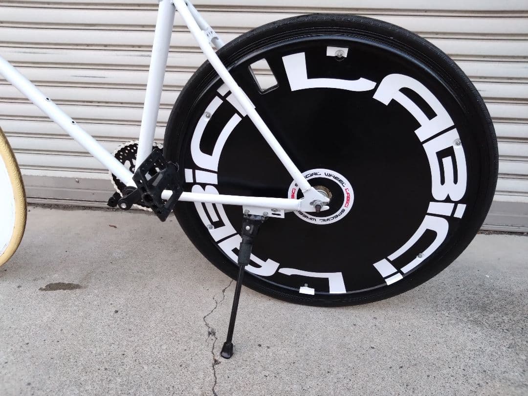 【まこやん】シングル　コースターブレーキ　ホイールカバー　ノーパンク