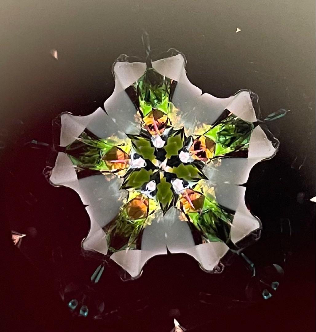 【万華鏡】ステンドグラス/オイル　池田憲昭作 希少品　袋付き