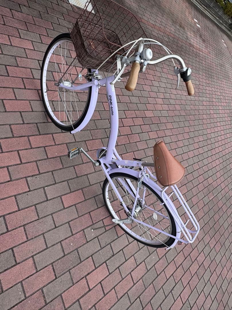 レディースバージョン！ラベンダーカラー・タウンサイクル(26㌅)配達可能です。
