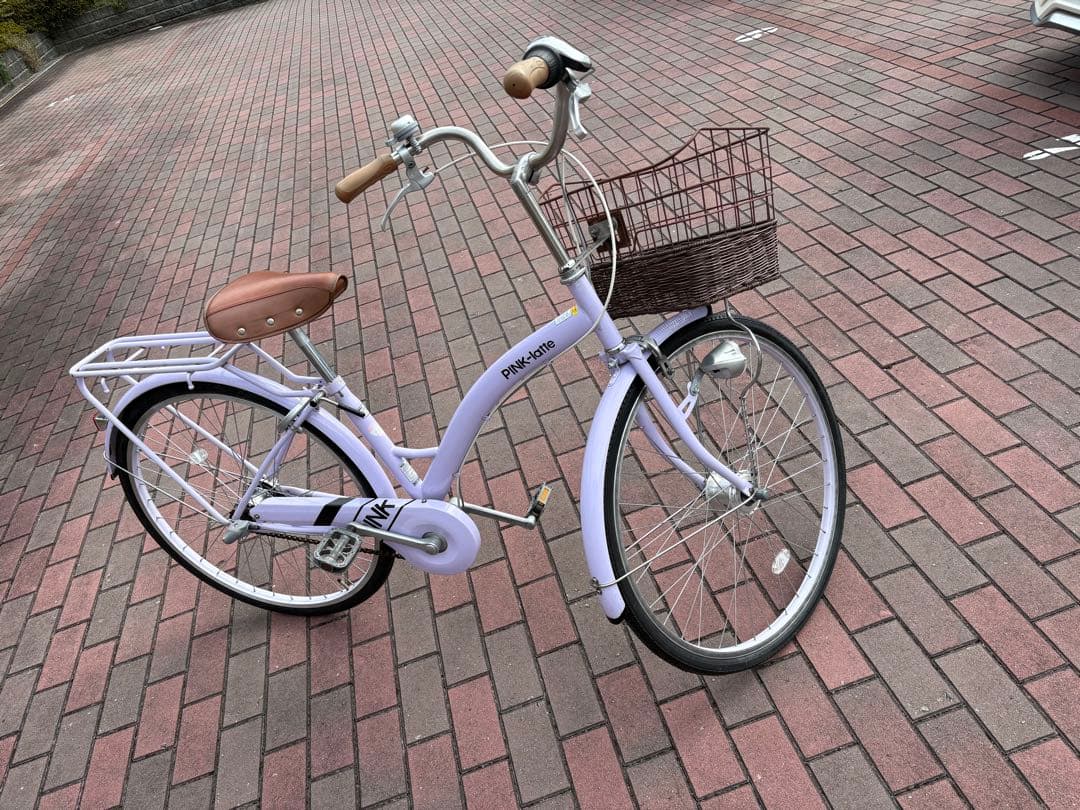 レディースバージョン！ラベンダーカラー・タウンサイクル(26㌅)配達可能です。