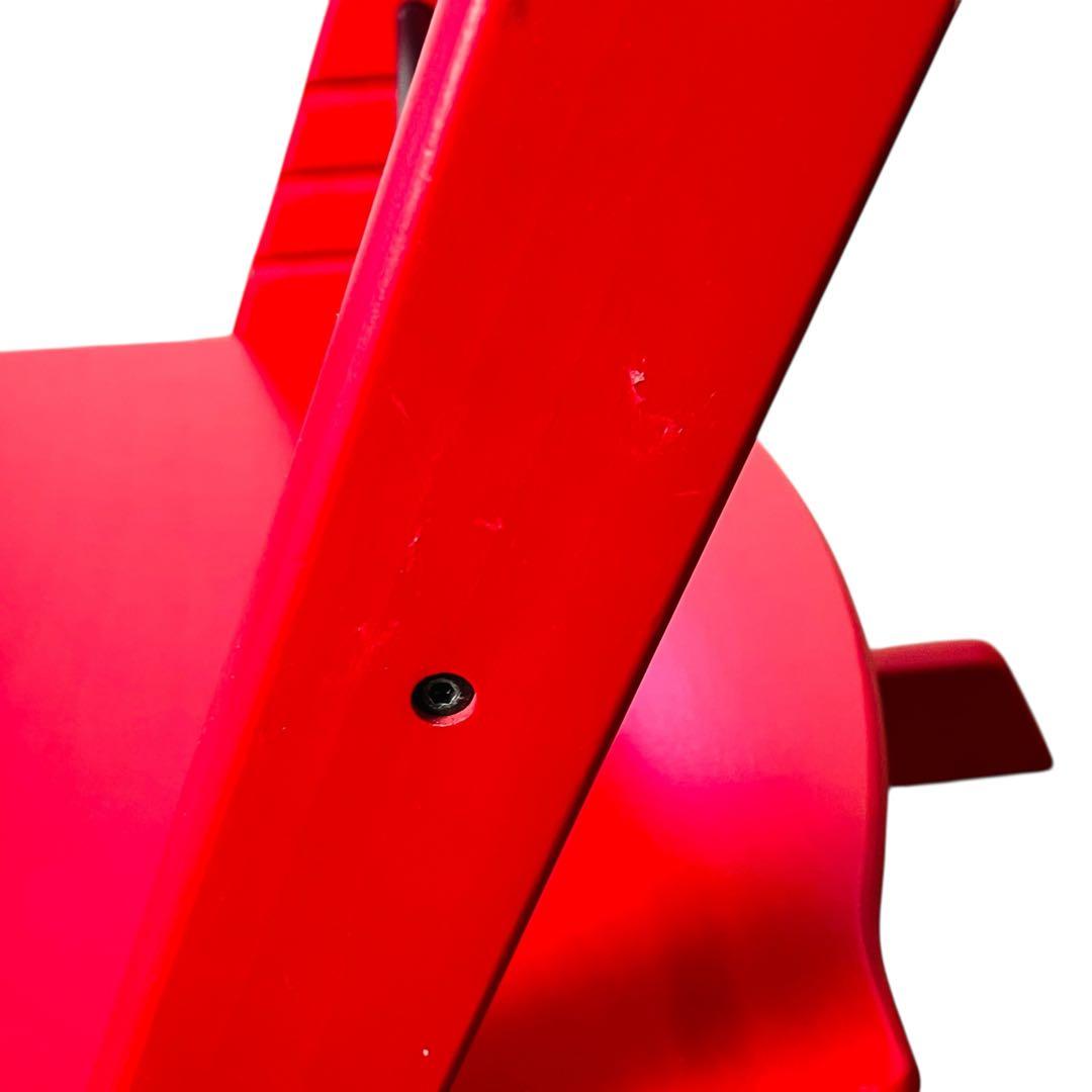 【良品 廃番】ストッケ トリップトラップ レッド シリアル4 ベビーガード付き