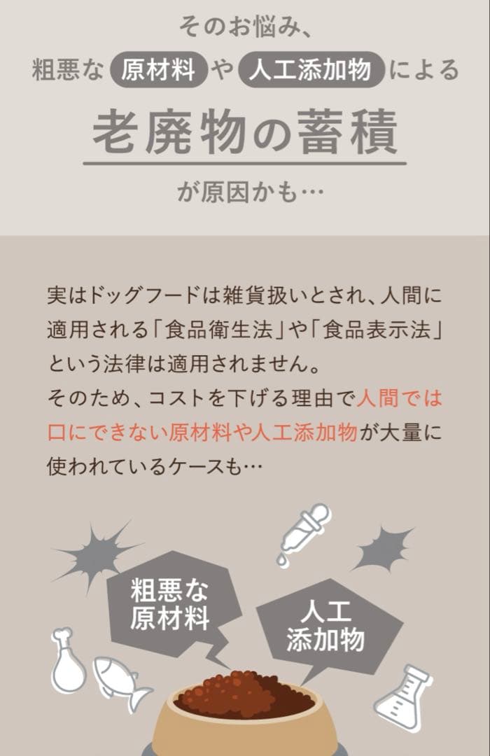[犬猫生活 ] ドッグフード国産の生鶏肉味 850g✖️2袋