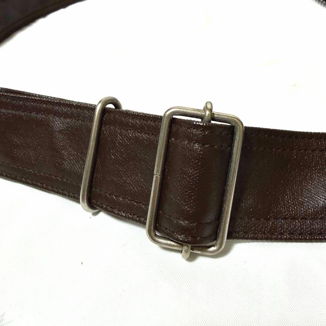 極美品✨ポーター フリースタイル ショルダーバッグ ハーフムーン ブラウン