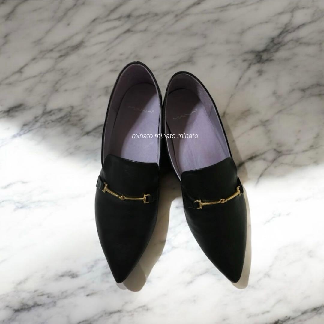 まるふく 新品MANAホースビット・バブーシュ 39 24.5 ２足セット