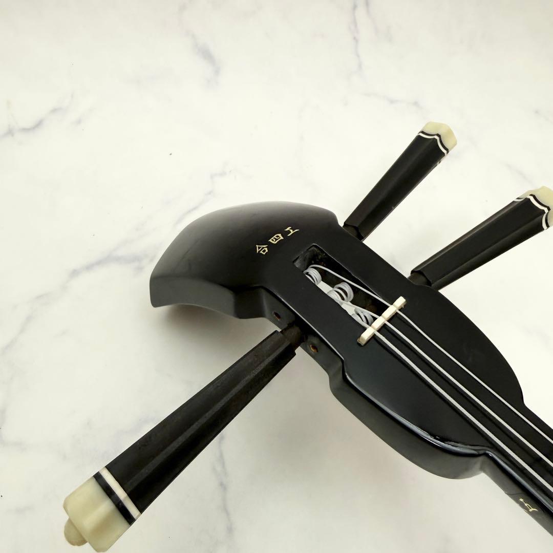 ☆美品☆ 三線 本皮 本革 蛇皮 蛇革 沖縄 三味線 琉球　ハードケース付き