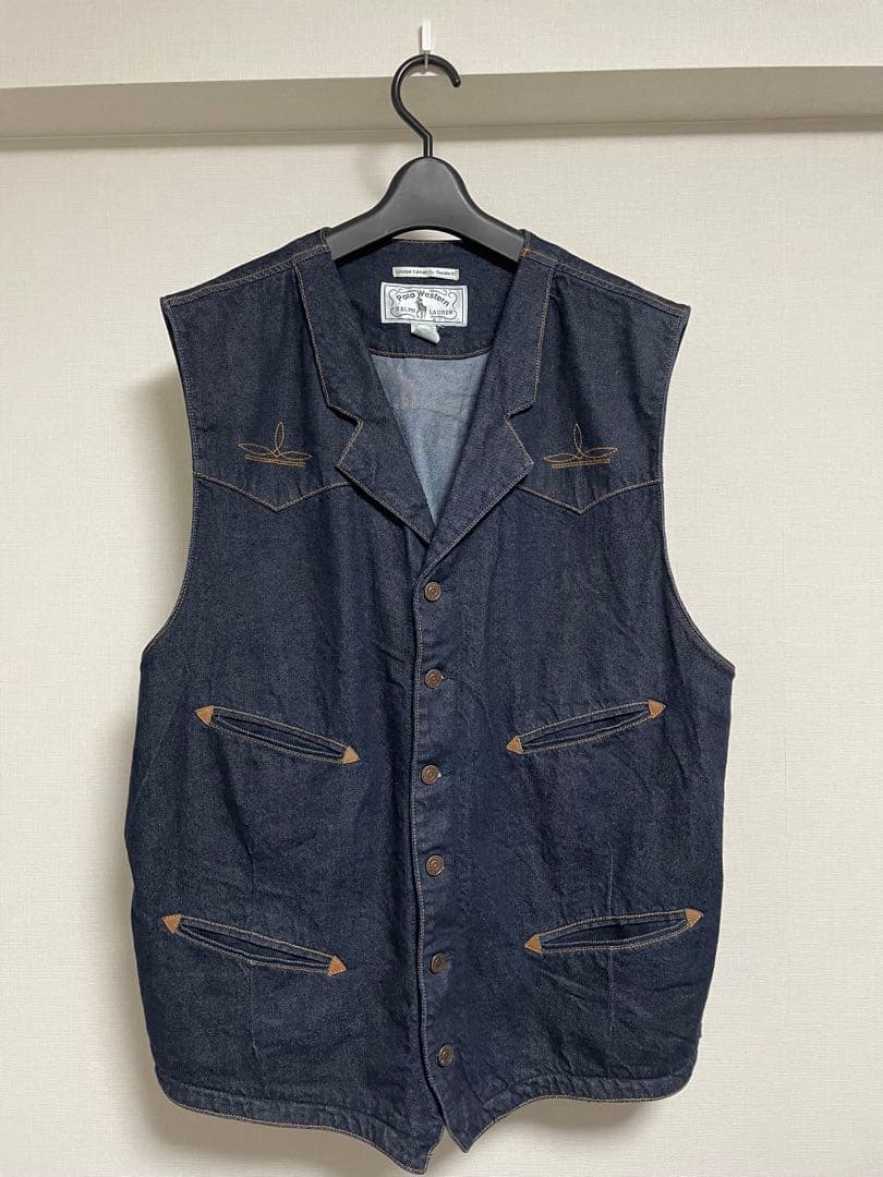Polo Western Ralph Lauren デニム ベスト