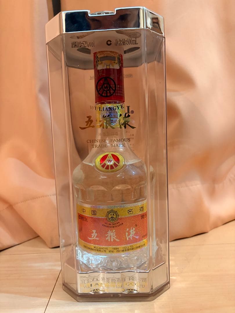 五粮液白酒 WU LIAN GYE 52度 淡香型白酒 500ｍl