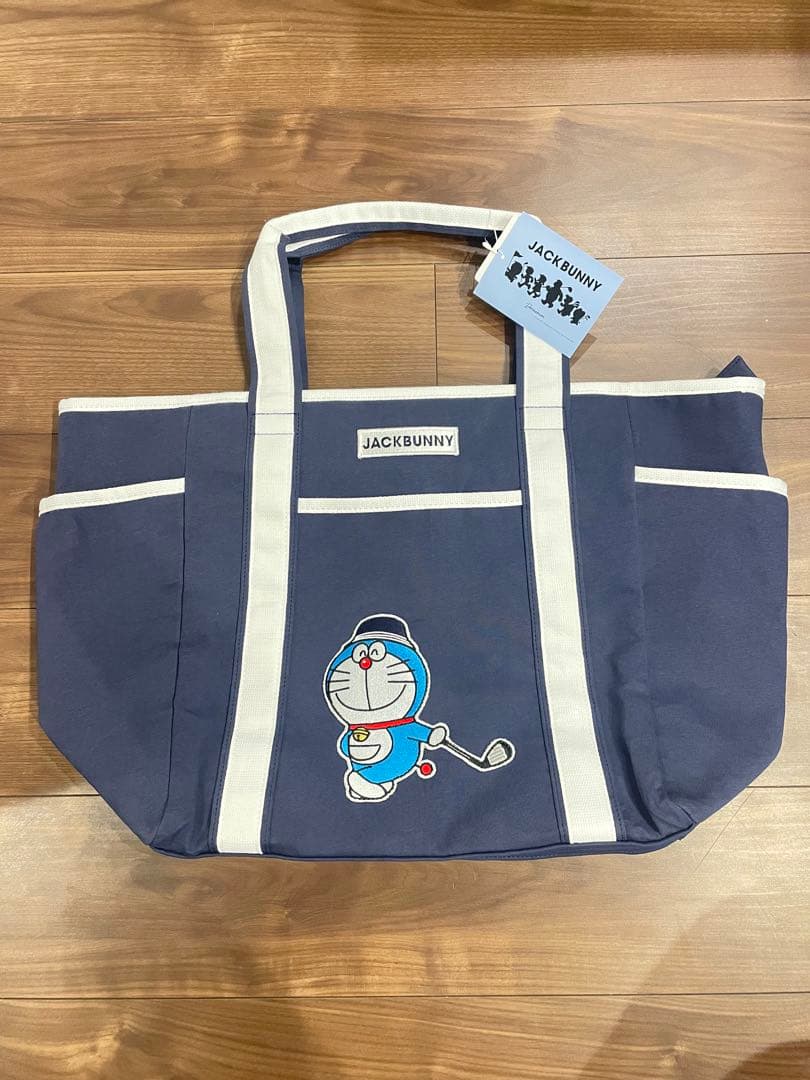 JACKBUNNY ドラえもん ゴルフバッグ トートバッグ ネイビー