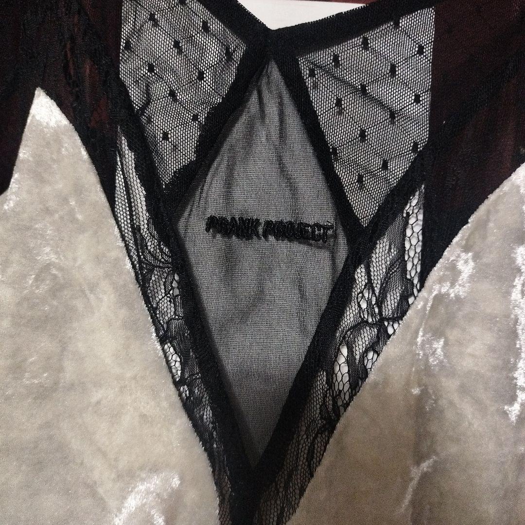 PRANK PROJECT クラッシュベロアレースキャミソール