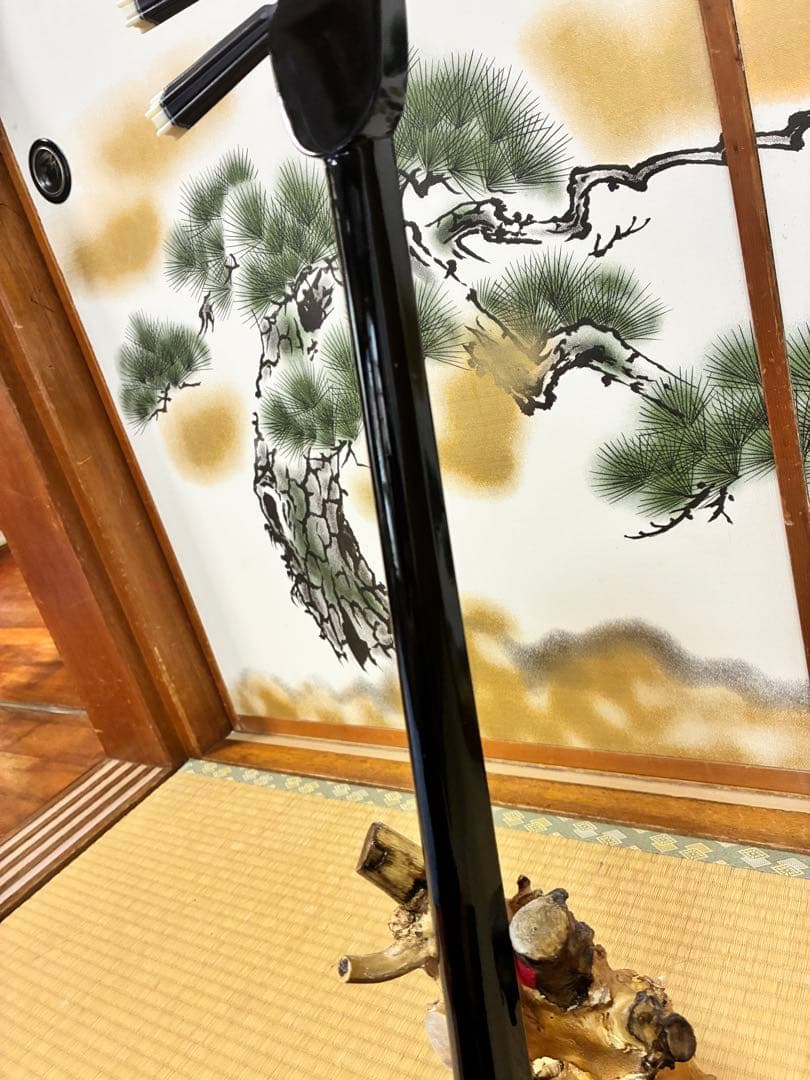 沖縄三線！貴重！知念大工型！本張り【一枚張り】