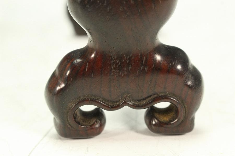 中国美術 葡萄木 硯屏 文房四宝(K-A749)