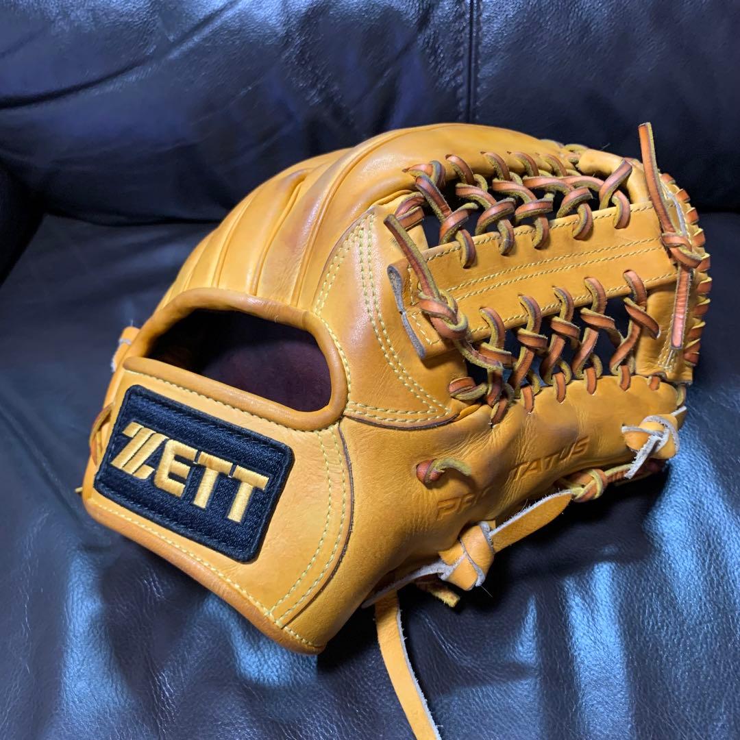 ZETT プロステイタス 硬式グローブ 右投げ用　三塁手　サード　オールラウンド