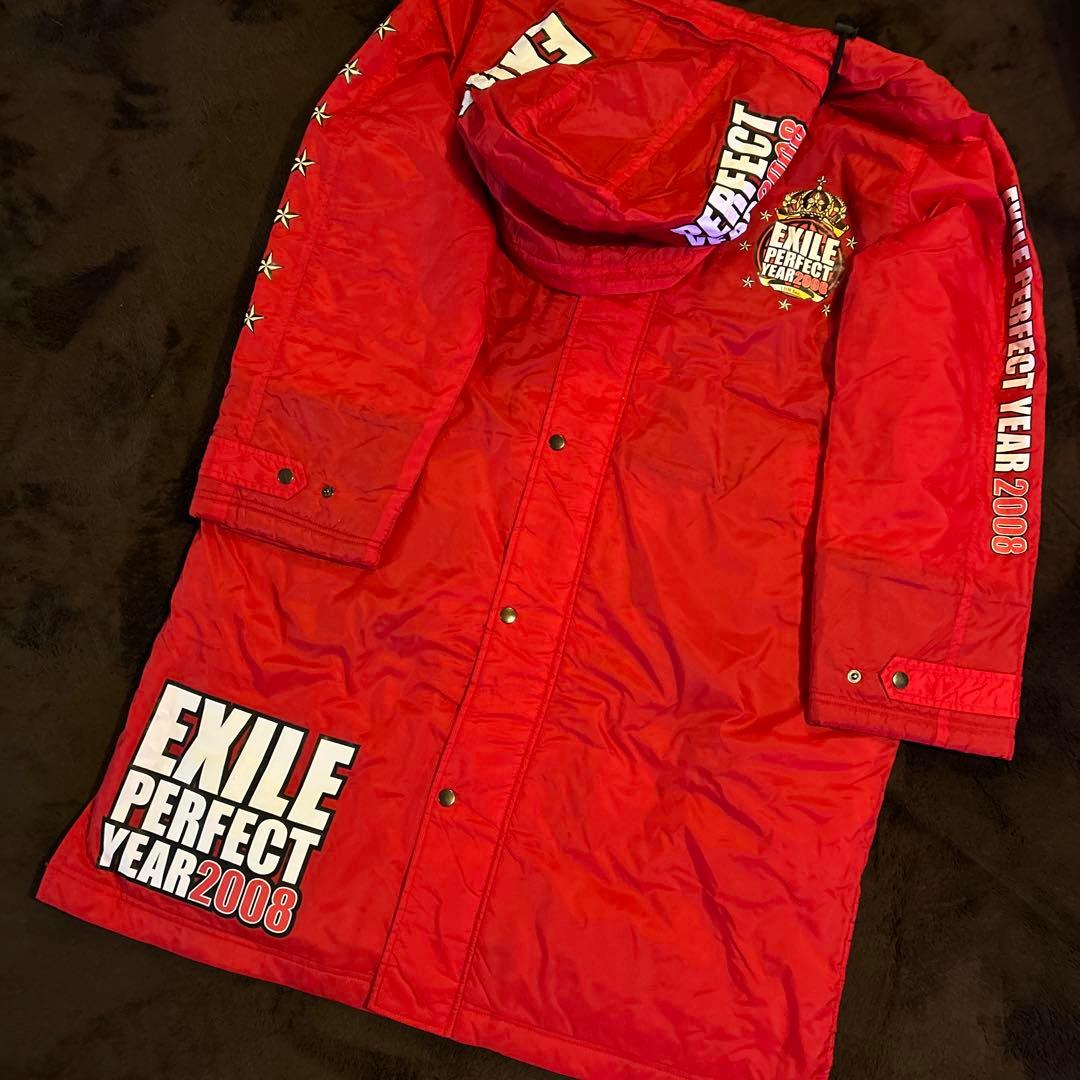 EXILE PERFECT YEAR 2008 ベンチコート 赤