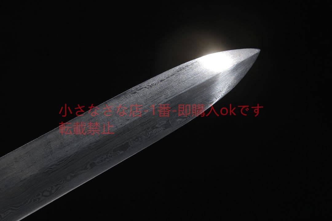 牡丹剣二級黒檀百錬文紋鋼  古兵器 武具 刀装具 日本刀 模造刀 居合刀